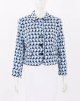 Anna Thomas Printed Cotton Jacket Size 12