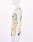 Balmain Linen Print Tank Size FR 36 | AU 8