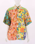 Zimmermann 'Estelle' Spliced Shirt Size 1
