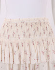 Ulla Johnson Floral Ruffle Mini Skirt Size US 2 | AU 6