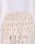 Ulla Johnson Floral Ruffle Mini Skirt Size US 2 | AU 6