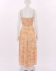 Zimmermann 'Peggy' Tie Front Midi Dress Size 1