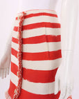 Zimmermann 'Postcard' Striped Mini Skirt Size 1