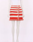 Zimmermann 'Postcard' Striped Mini Skirt Size 1