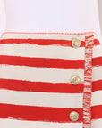 Zimmermann 'Postcard' Striped Mini Skirt Size 1