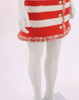 Zimmermann 'Postcard' Striped Mini Skirt Size 1