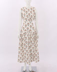 Agua By Agua Bendita Otono Floral Midi Dress Size XS