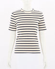 Jil Sander Striped Ribbed Tee Size Small