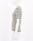 Jil Sander Striped Ribbed Tee Size Small