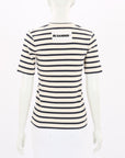 Jil Sander Striped Ribbed Tee Size Small