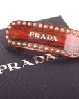 Prada Logo Hair Clip