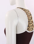 Dolce & Gabbana Leopard Print Mesh Singlet Size L