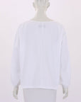 Manuelle Guibal Cotton Long Sleeve Top Size 2