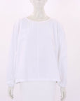 Manuelle Guibal Cotton Long Sleeve Top Size 2
