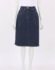 Scanlan Theodore Denim Pencil Skirt Size 8