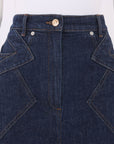 Scanlan Theodore Denim Pencil Skirt Size 8