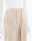 Flannel Cashmere Speckled Knit Pants Size 0