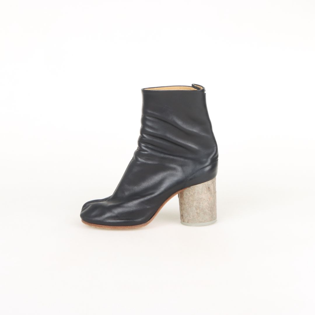 Maison Margiela Tabi Leather Ankle Boots Size 36