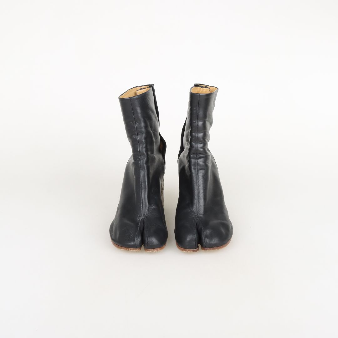 Maison Margiela Tabi Leather Ankle Boots Size 36