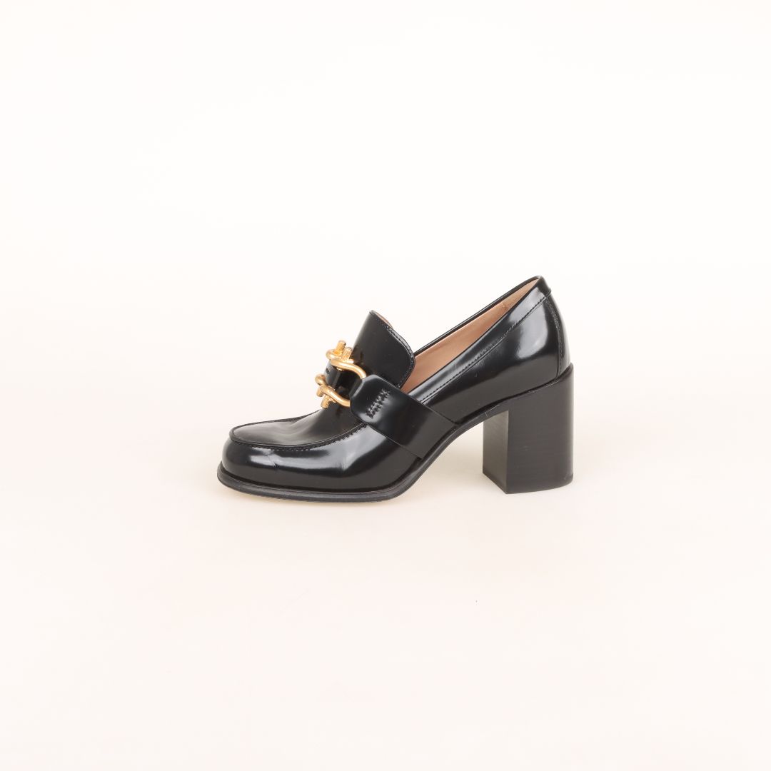 Bottega Veneta Leather Monsieur Loafers Size 35