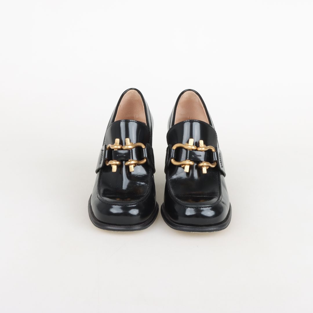 Bottega Veneta Leather Monsieur Loafers Size 35