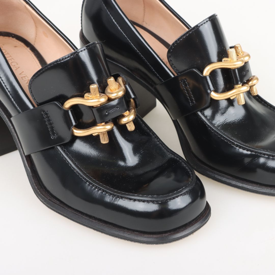 Bottega Veneta Leather Monsieur Loafers Size 35