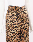 Nili Lotan 'Germain' Leopard Print Silk Pant Size US 8 | AU 12