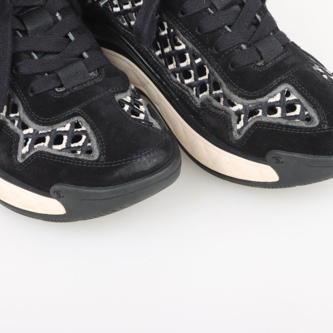 Chanel Interlocking CC Logo Chunky Sneakers Size 36