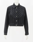 Chanel 2022 Quilted Denim Jacket Size FR 34 | AU 6