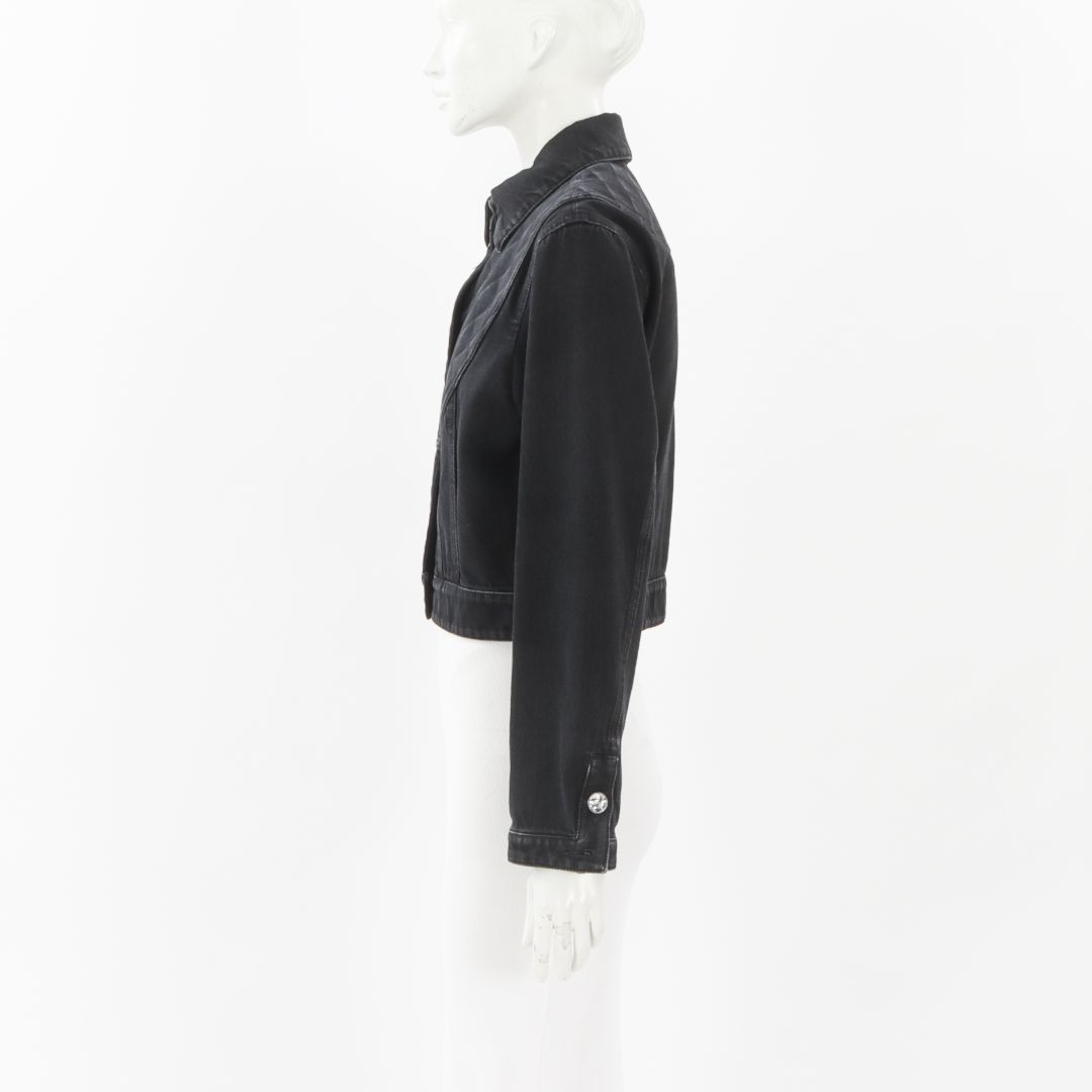 Chanel 2022 Quilted Denim Jacket Size FR 34 | AU 6