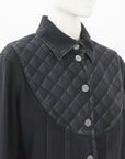 Chanel 2022 Quilted Denim Jacket Size FR 34 | AU 6