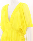 La Ligne Constance Silk Chiffon Dress Size M