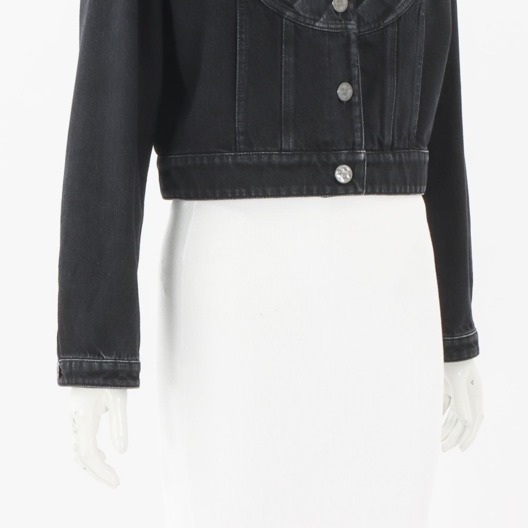 Chanel 2022 Quilted Denim Jacket Size FR 34 | AU 6