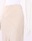 Silk Laundry Splice Long Bias Cut Skirt Size S