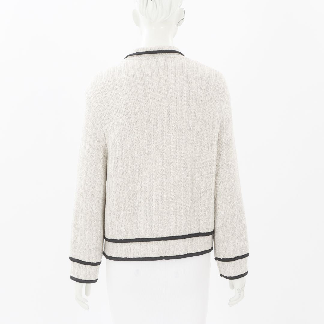Emporio Armani Contrast Trim Zip Jacket Size IT 40 | AU 8