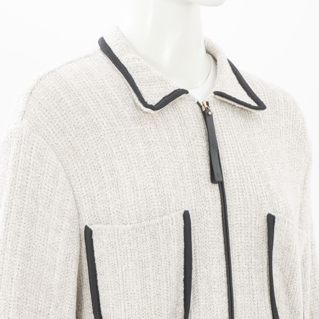 Emporio Armani Contrast Trim Zip Jacket Size IT 40 | AU 8