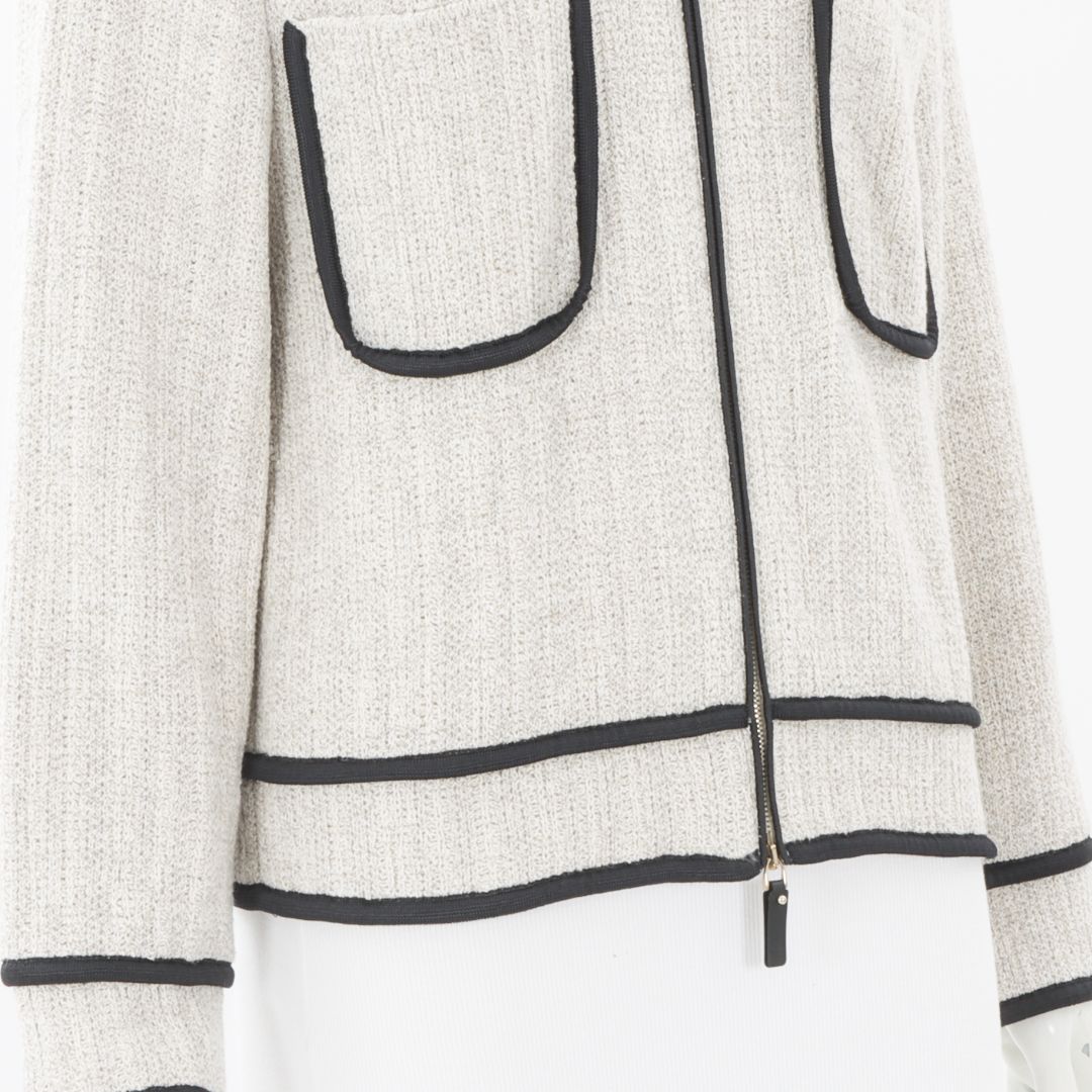 Emporio Armani Contrast Trim Zip Jacket Size IT 40 | AU 8