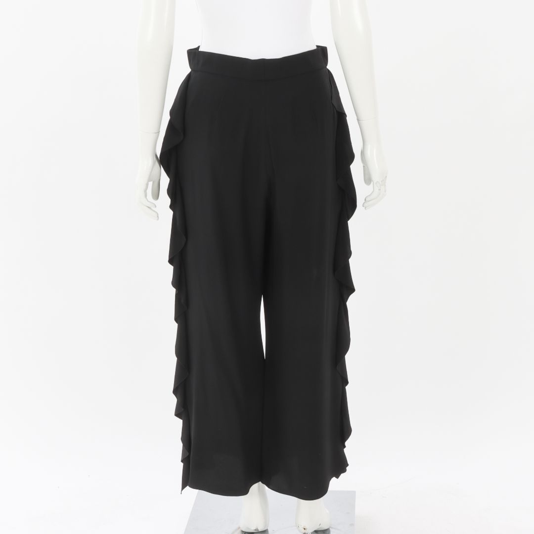 Chanel 21C Silk Ruffle Pants Size FR 40 | AU 12