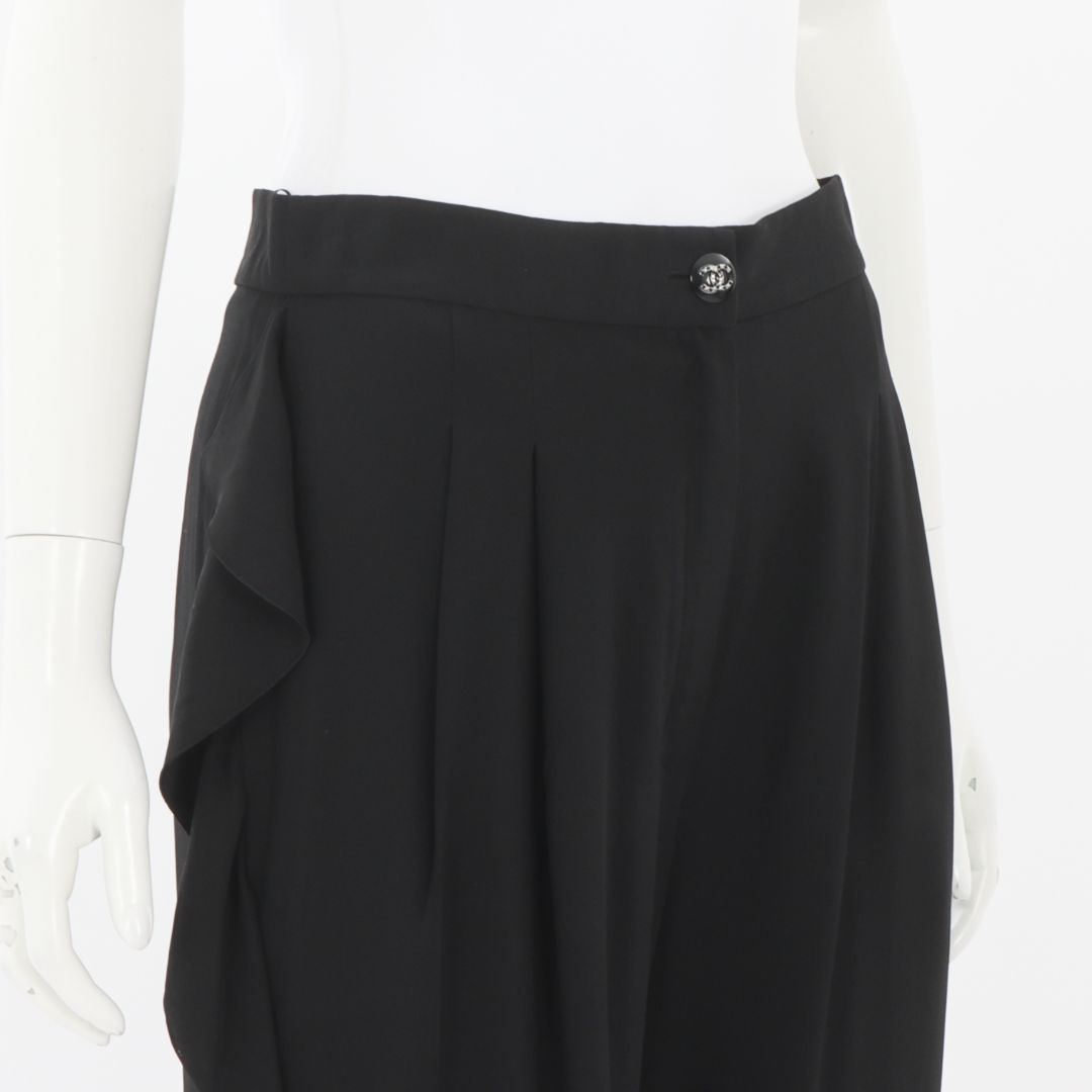 Chanel 21C Silk Ruffle Pants Size FR 40 | AU 12