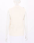 Ganni Wool Blend Knit Vest Size S