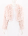 Bubish Crop Feather Jacket Size M/L