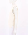 Ganni Wool Blend Knit Vest Size S
