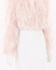 Bubish Crop Feather Jacket Size M/L