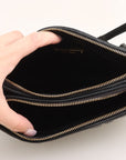 Miu Miu Matelasse Leather Double Pouch Crossbody