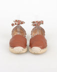 Valentino Rockstud Leather D'orsay Espadrilles Size 36