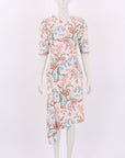 Peter Pilotto Floral Belted Midi Dress Size 10