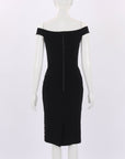 Peter Pilotto Wool Embroidered Sheath Dress Size 10