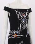 Peter Pilotto Wool Embroidered Sheath Dress Size 10