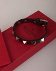 Valentino Leather Rockstud Bracelet