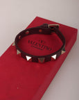 Valentino Leather Rockstud Bracelet